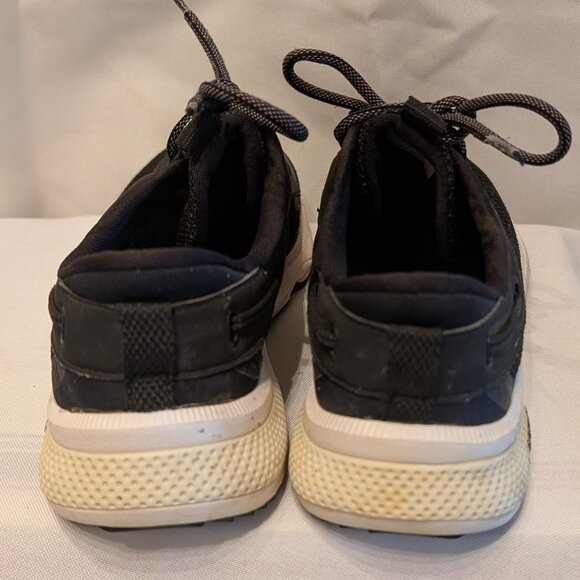 Sperry 7 SEAS Boat Shoes BLACK Size 6.5M - Picture 4 of 8